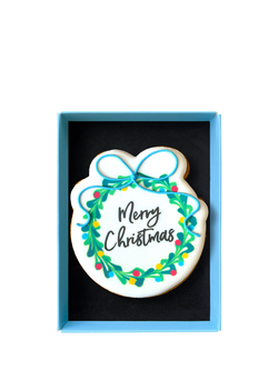 Baked by Steph Merry Christmas Wreath Cookie, 48g - view 2, Multi