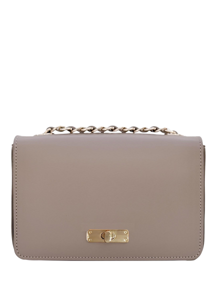 Apatchy London The Grace Small Leather Crossbody Bag, Mocha