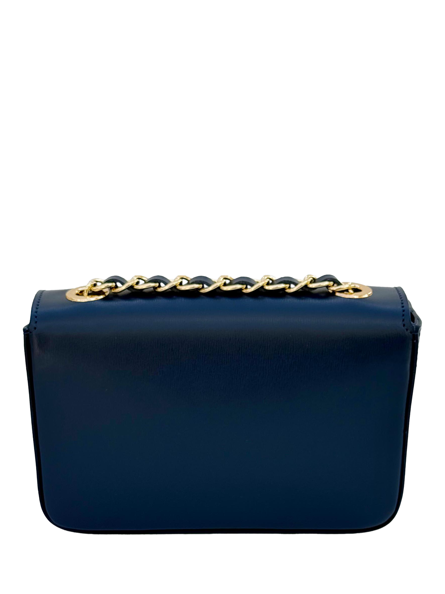 Product image 6 of 7, which shows Apatchy London The Grace Small Leather Crossbody Bag, Navy