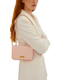 Apatchy London The Grace Small Leather Crossbody Bag, Pink