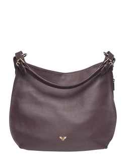 Apatchy London The Harriet Leather Hobo Bag, Port