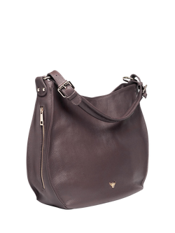 Apatchy London The Harriet Leather Hobo Bag - view 2, Port