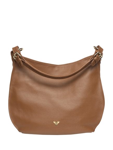 Apatchy London The Harriet Leather Hobo Bag, Tan