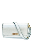 Apatchy London Leather The Maisie Crossbody Bag, Silver