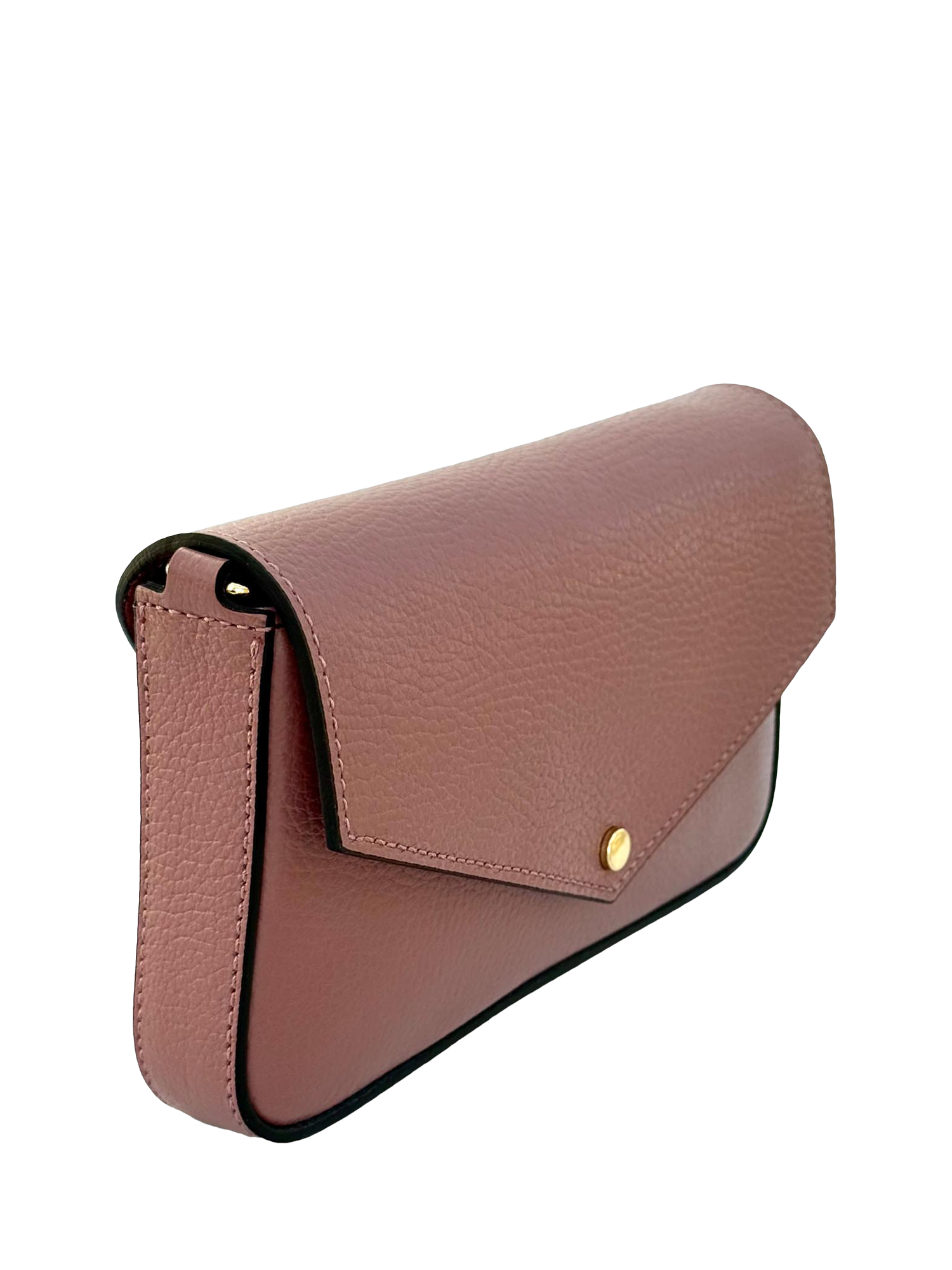 Product image 7 of 7, which shows Apatchy London Munro Leather Shoulder Bag, Antique Rose