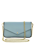 Apatchy London Munro Leather Crossbody Bag, Sky