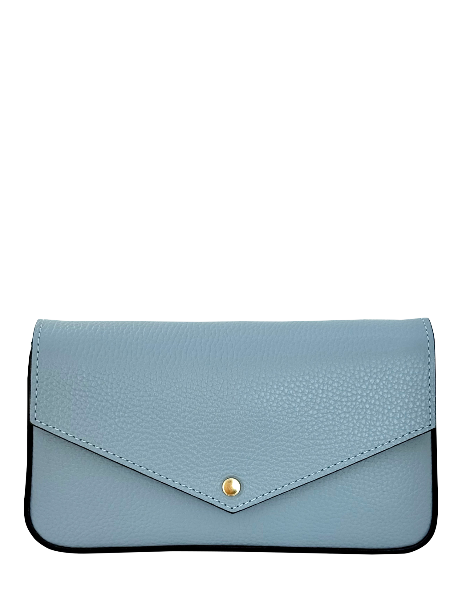 Product image 3 of 7, which shows Apatchy London Munro Leather Shoulder Bag, Sky