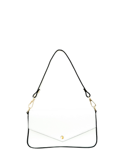 Apatchy London Munro Leather Shoulder Bag, White