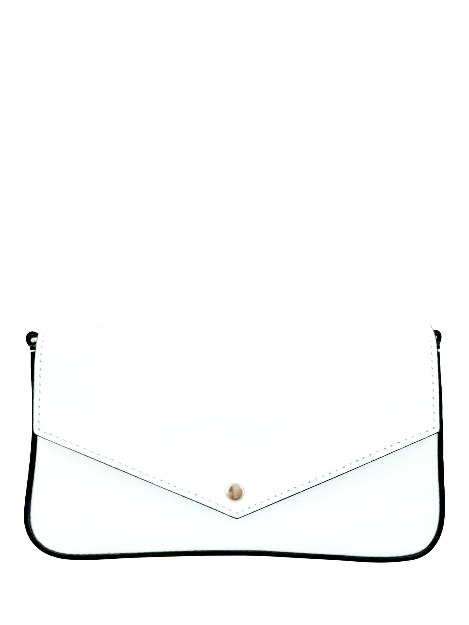 Product image 4 of 7, which shows Apatchy London Munro Leather Shoulder Bag, White