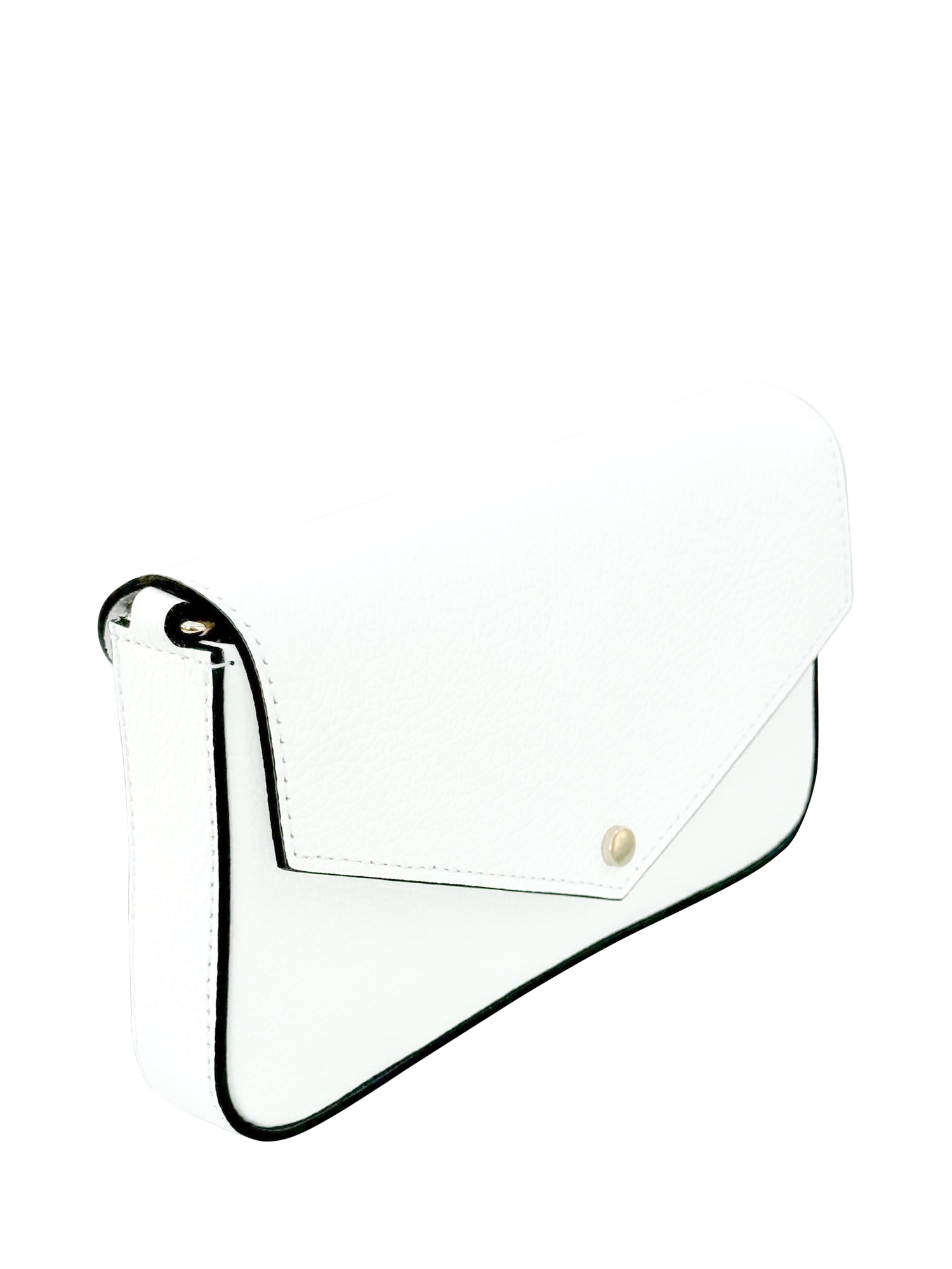 Product image 6 of 7, which shows Apatchy London Munro Leather Shoulder Bag, White
