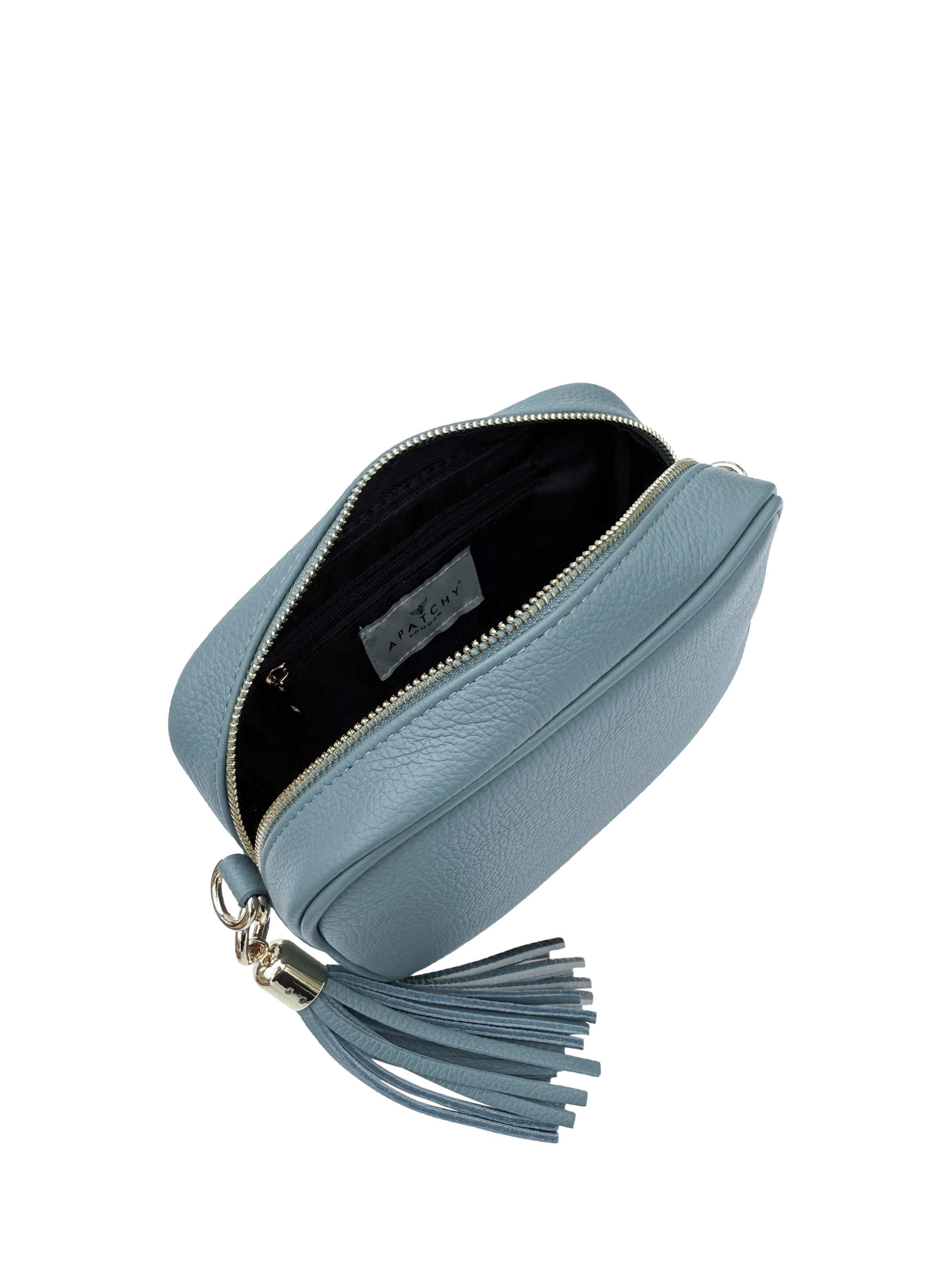 Product image 5 of 6, which shows Apatchy London Leather Crossbody Camera Bag, Ocean