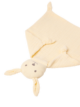 Lindex Baby Cotton Rabbit Snuggle Blanket, Light Dusty Yellow
