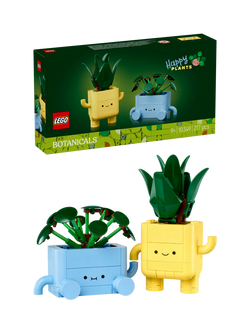 LEGO Botanicals 10349 Happy Plants Home Decor Building Set, Multi