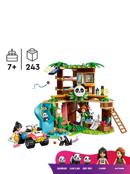 LEGO Friends 42648 Panda Sanctuary Animal Care - view 2, Multi
