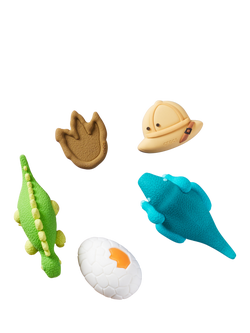 Crocs Kids' 3D Dinosaur Adventure Jibbitz, Pack of 5, Multi, Multi