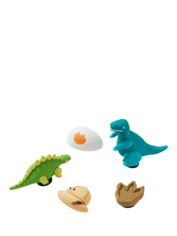 Crocs Kids' 3D Dinosaur Adventure Jibbitz, Pack of 5, Multi - view 2, Multi