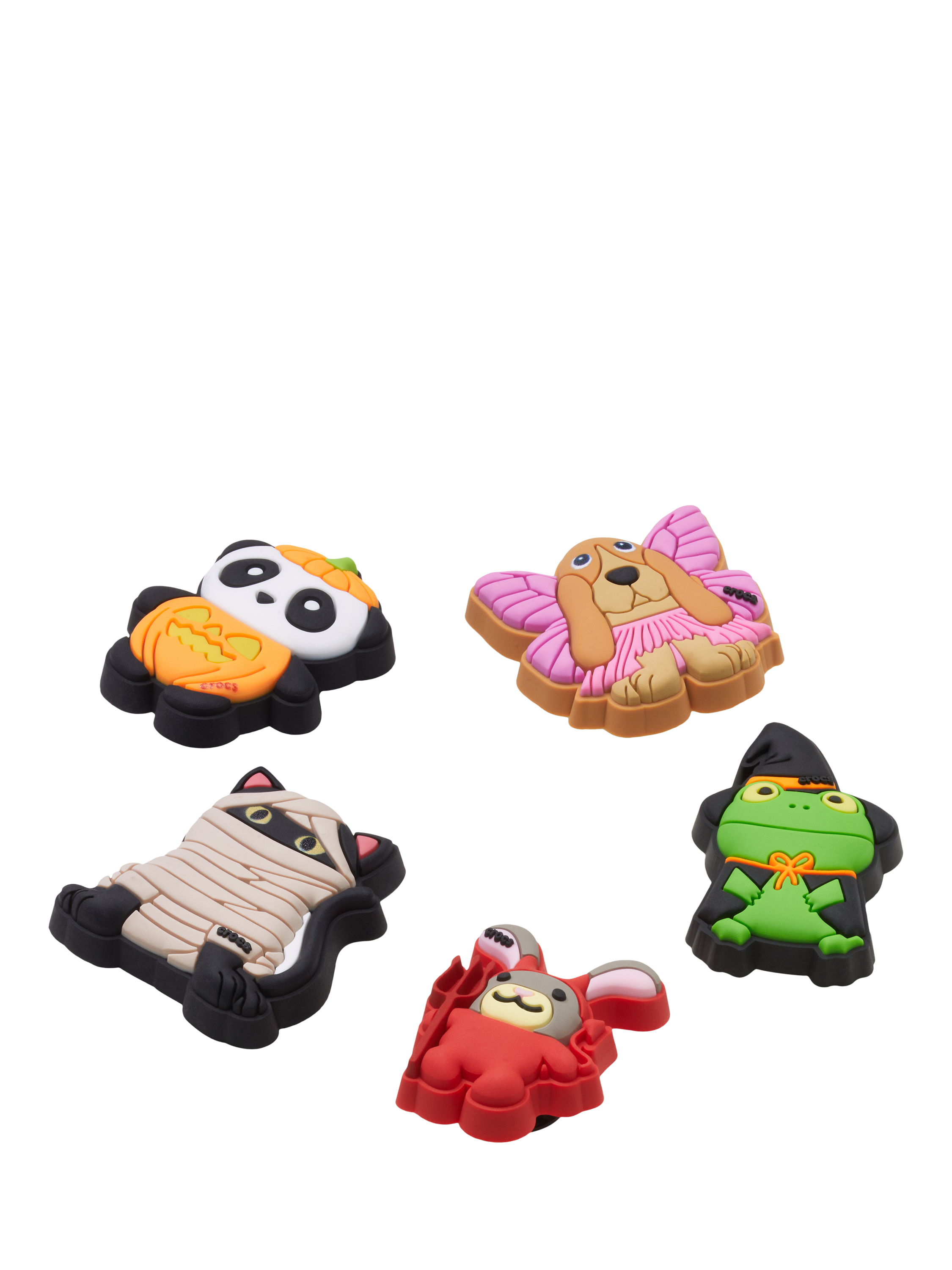 Crocs Kids' Animals In Costumes Jibbitz, Pack of 5, Multi