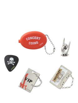 Crocs Kids' Band Vibes Jibbitz, Pack of 5, Multi, Multi