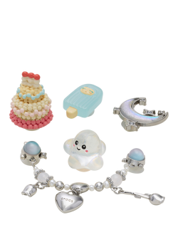 Crocs Kids' Iridescent Summer Pack of 5, Multi, Multi