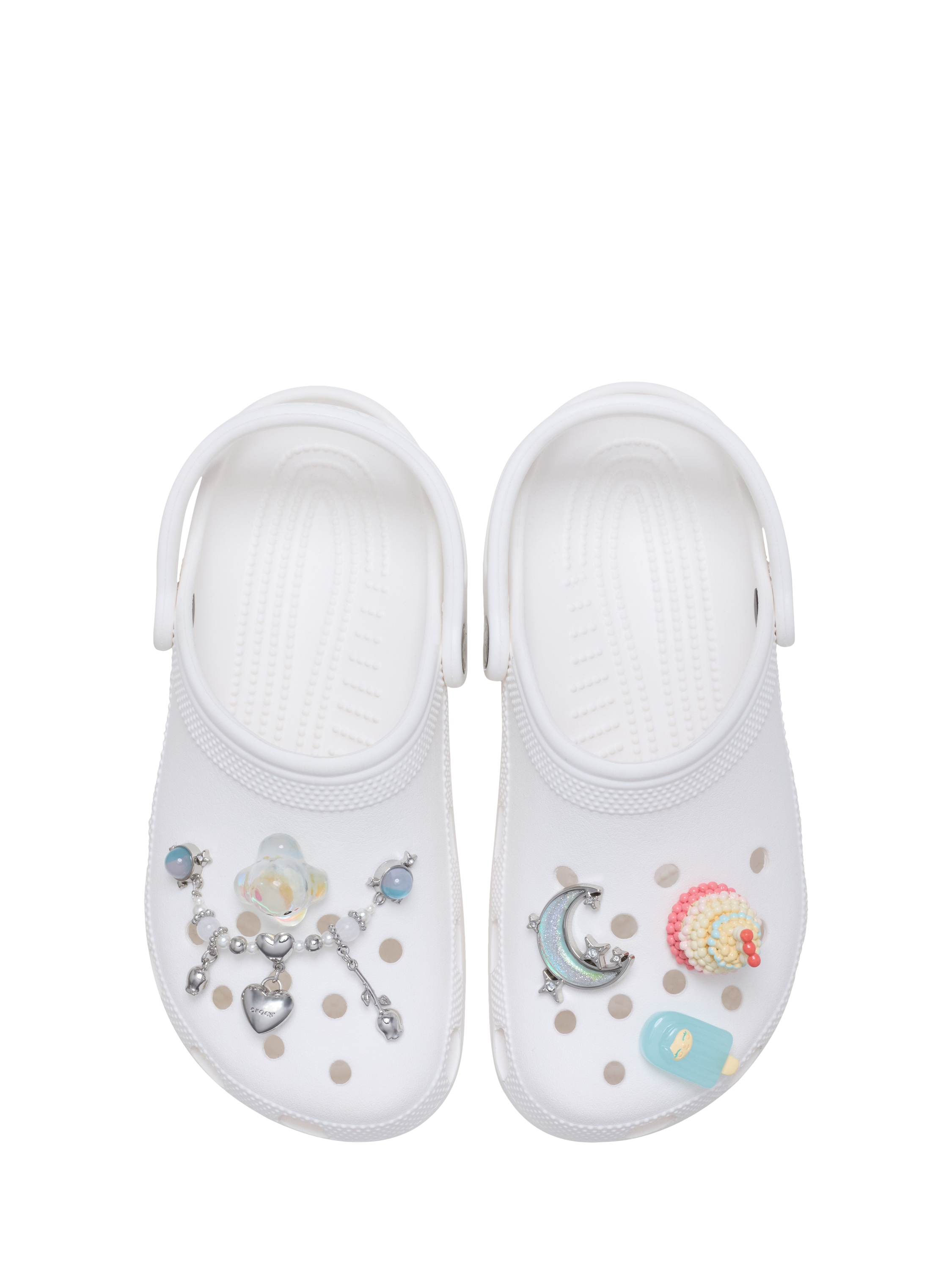 Product image 3 of 4, which shows Crocs Kids' Iridescent Summer Pack of 5, Multi
