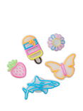 Crocs Kids' Lights Up Summer Jibbitz, Pack of 5, Multi