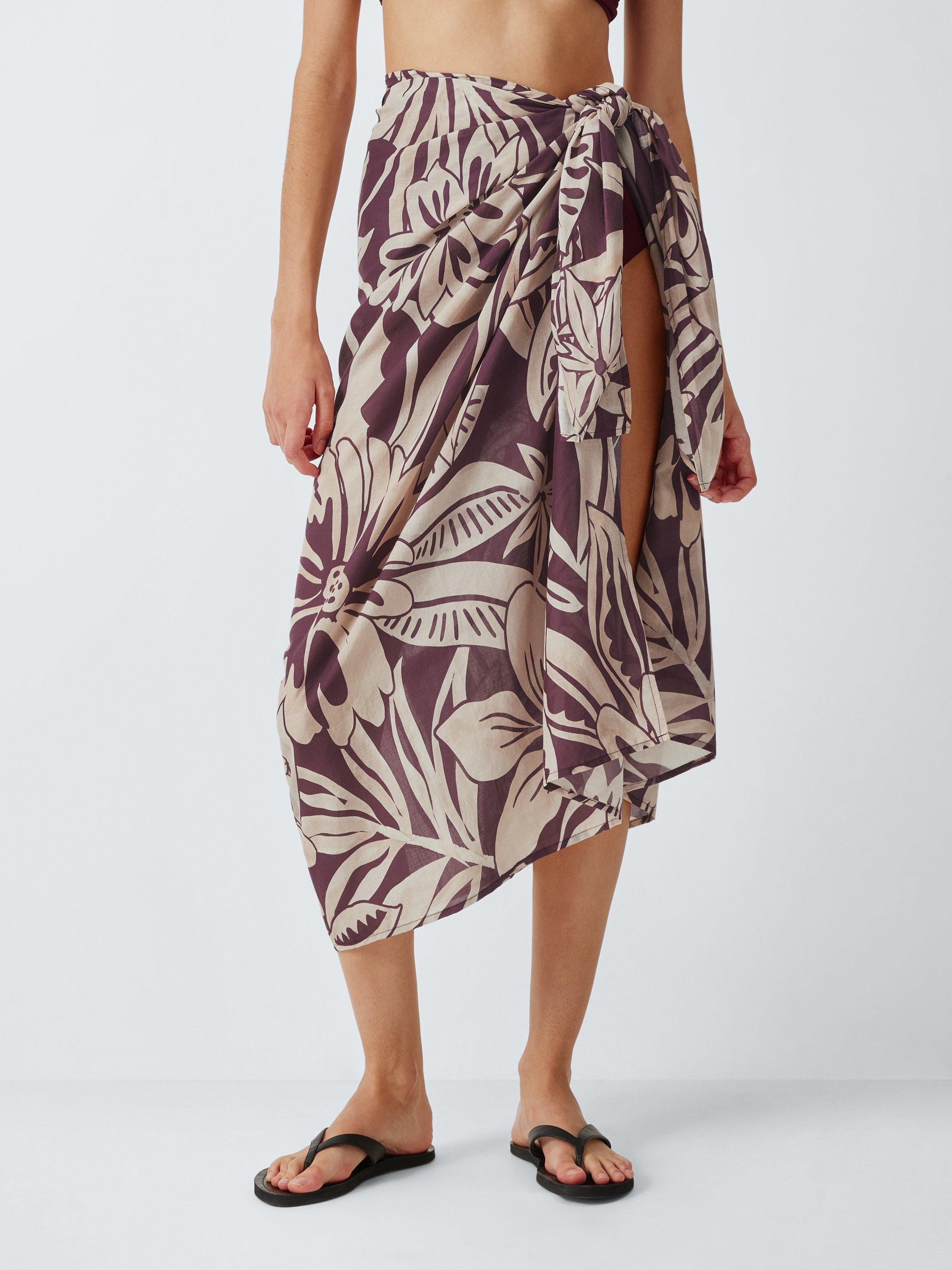 Product image 1 of 6, which shows John Lewis Mali Floral Sarong