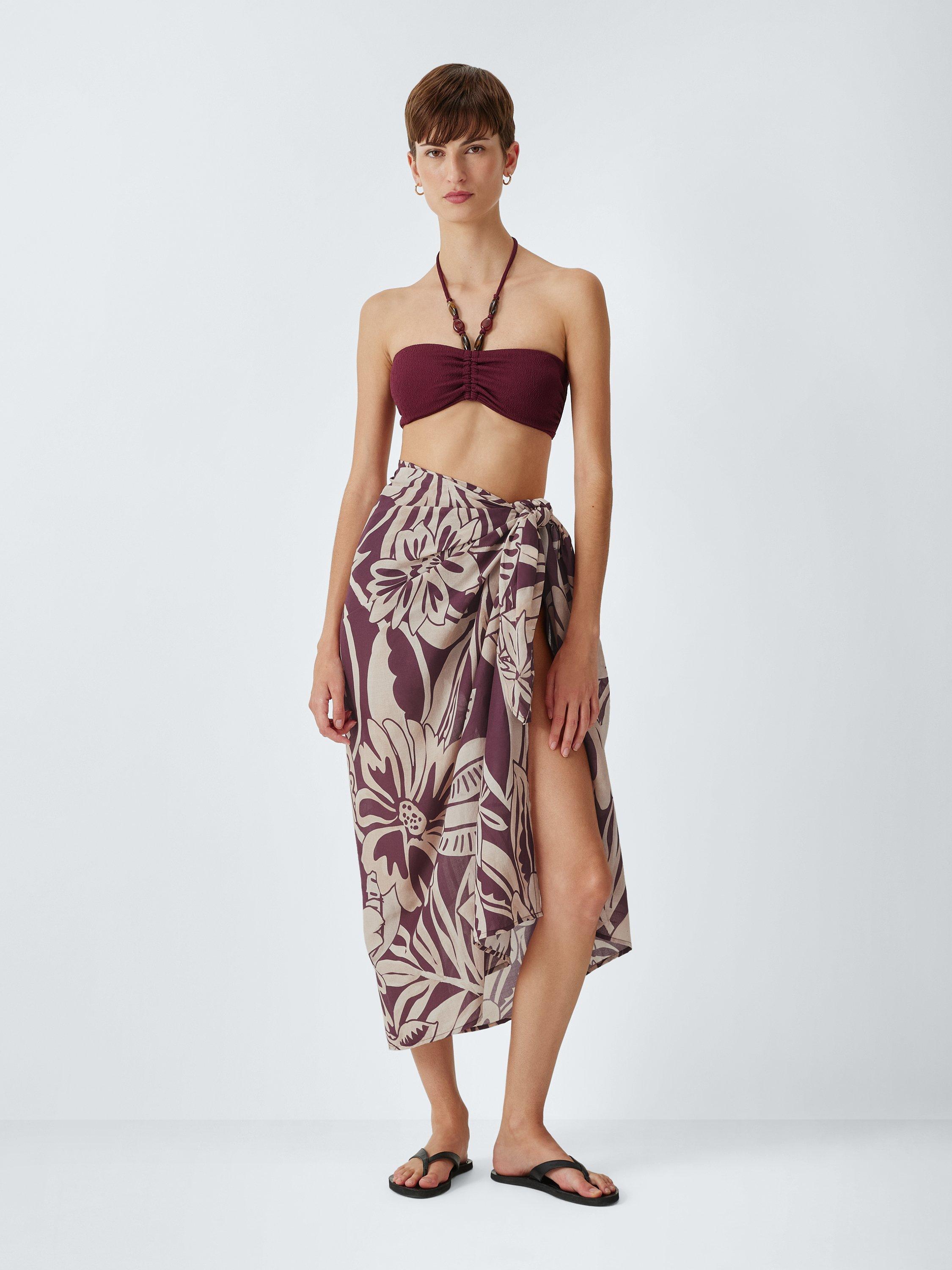 Product image 3 of 6, which shows John Lewis Mali Floral Sarong