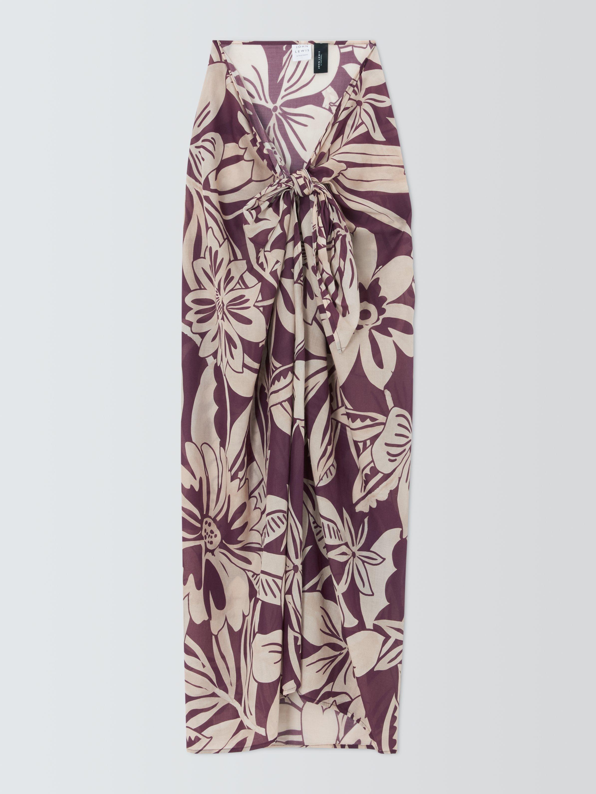 Product image 4 of 6, which shows John Lewis Mali Floral Sarong