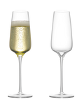 Anton Studio Designs Juno Glass Champagne Flute, Set of 2, 250ml, Clear