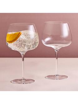 Anton Studio Designs Juno Gin Glasses, Set of 2, 700ml, Clear - view 2, Clear