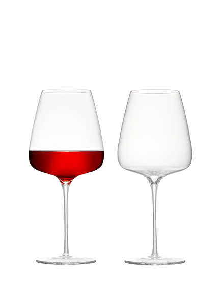 Anton Studio Designs Juno Red Wine Glasses, Set of 2, 600ml, Clear, Clear