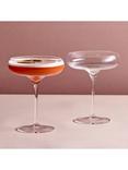 Anton Studio Designs Juno Glass Champagne Saucer, Set of 2, 300ml, Clear
