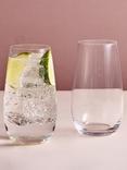 Anton Studio Designs Juno Glass Highballs, Set of 2, 550ml, Clear