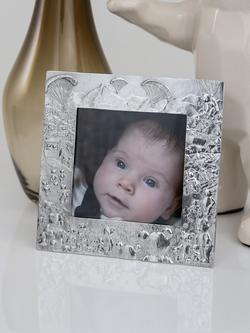 Lancaster and Gibbings Teddy Bears Photo Frame, 3.5 x 3.5" (9 x 9cm), Pewter - view 2, Pewter