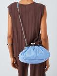 Weekend MaxMara Rubens Striped Pasticcino Clutch Bag, Blue/White