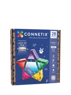 Connetix Light Star Tiles, Pack of 28, Multi