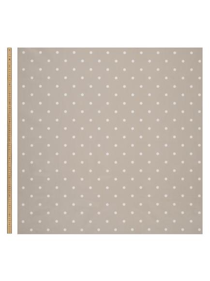 John Lewis Dots Oilcloth Tablecloth Fabric, Grey - view 2, Grey