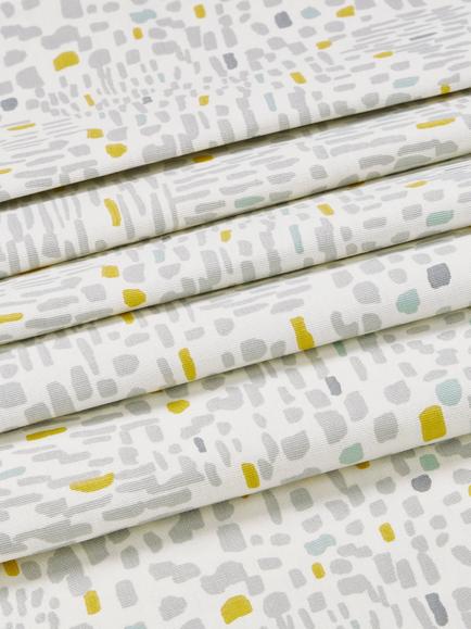 John Lewis Ebba Oilcloth Tablecloth Fabric, Multi - view 2, Multi