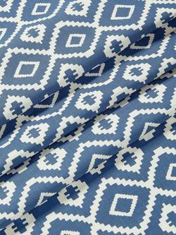 John Lewis Nazca Oilcloth Tablecloth Fabric - view 2, Blue