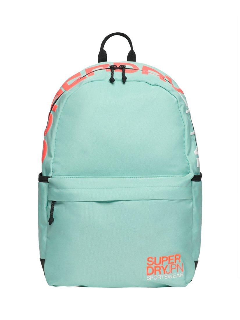 Product image 1 of 6, which shows Superdry Logo Windyachter Montana Rucksack, Green