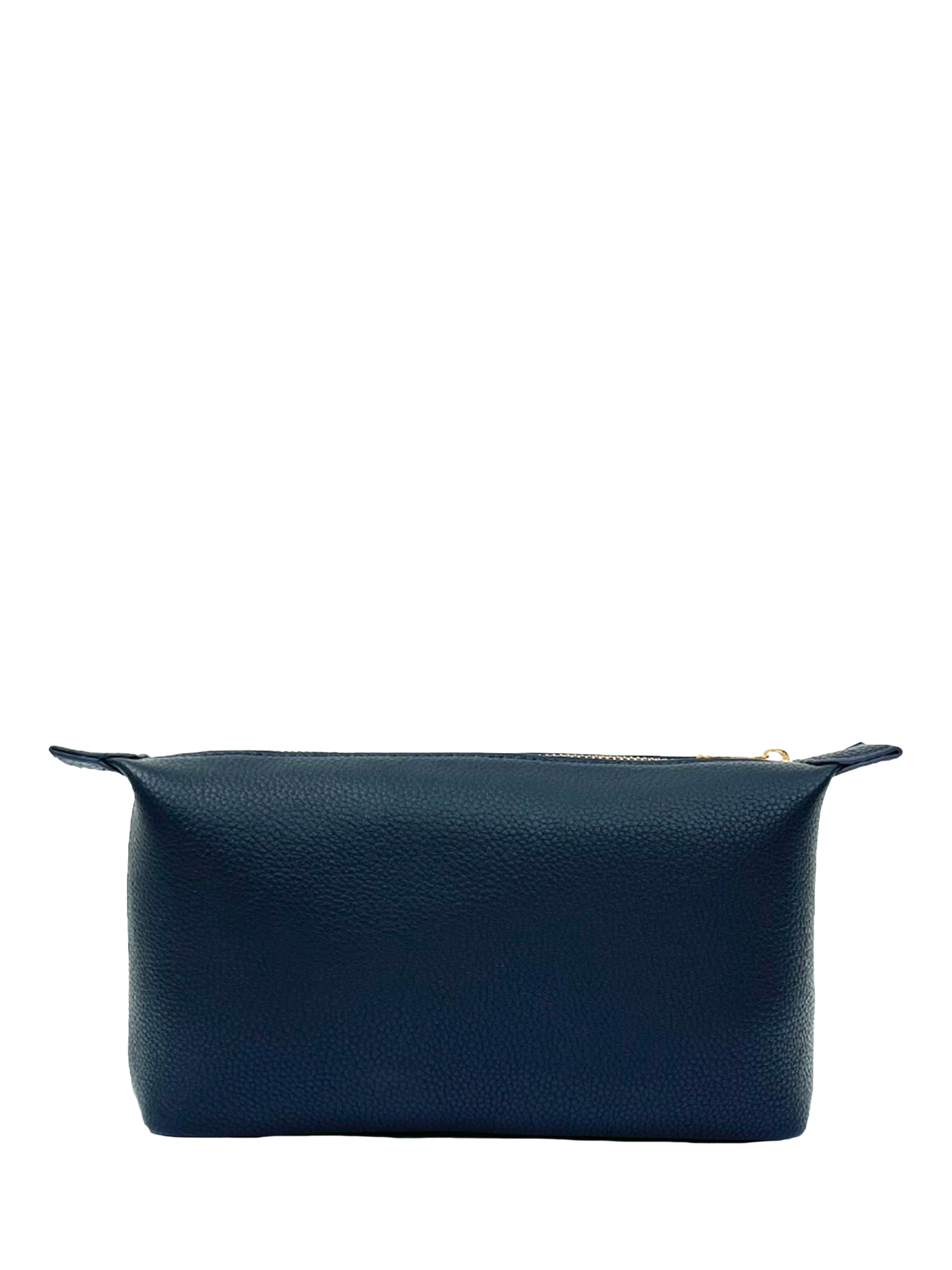 Product image 2 of 2, which shows Apatchy Leather Large Wash Bag, Navy