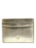 Apatchy Leather Card Holder, Gold