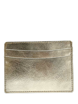 Apatchy Leather Card Holder - view 2, Gold