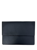 Apatchy Leather 13-14 Inch Laptop Sleeve, Black
