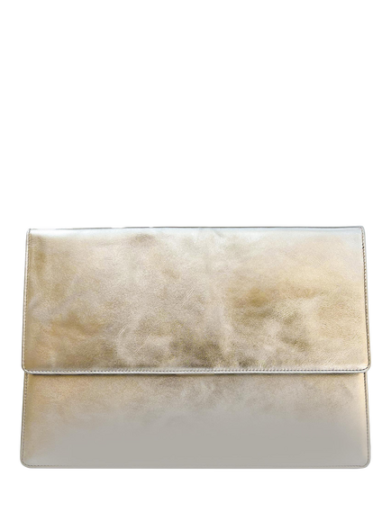 Apatchy Leather 13-14 Inch Laptop Sleeve, Gold, Gold