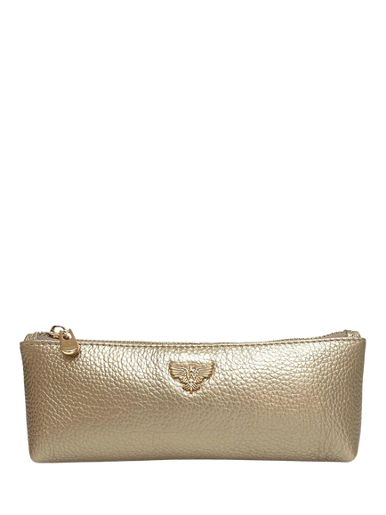 Apatchy Leather Case, Gold, Gold