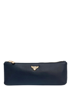 Apatchy Leather Case, Navy, Navy