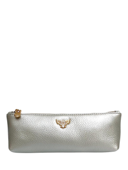 Apatchy Leather Case, Silver, Silver