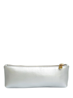Apatchy Leather Case, Silver - view 2, Silver