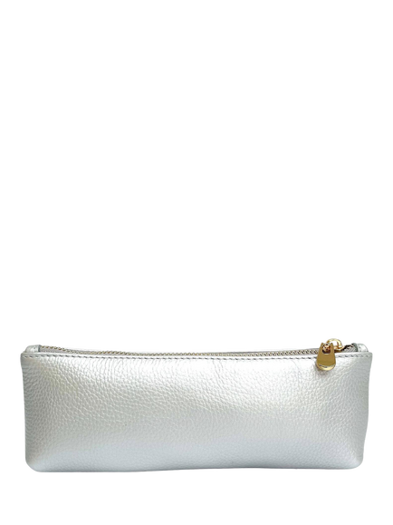 Apatchy Leather Case, Silver - view 2, Silver